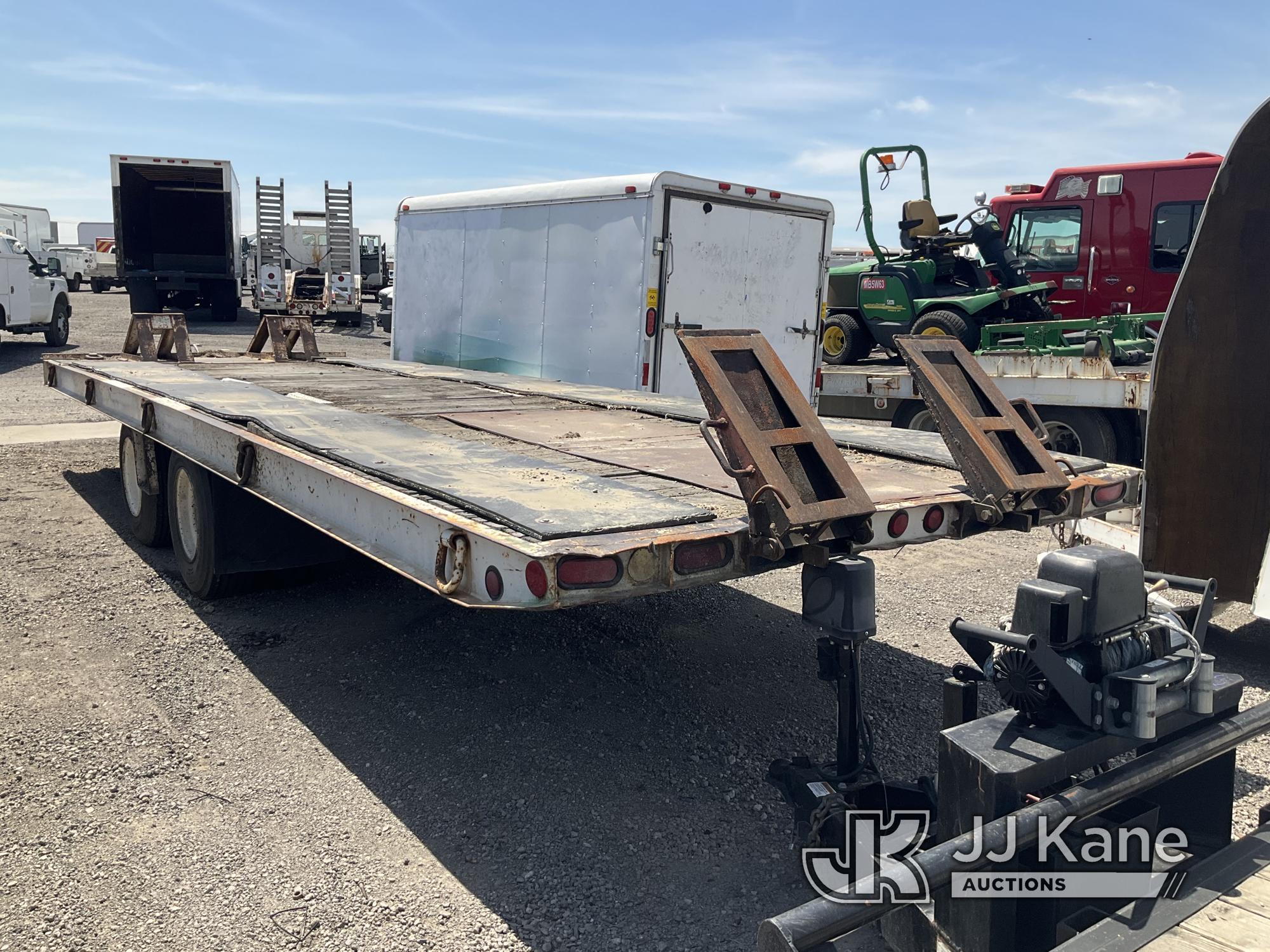 (Jurupa Valley, CA) 1986 Zeiman Trailer Cargo Trailer VIN Is Illegible, Has Damage To VIN Sticker, T