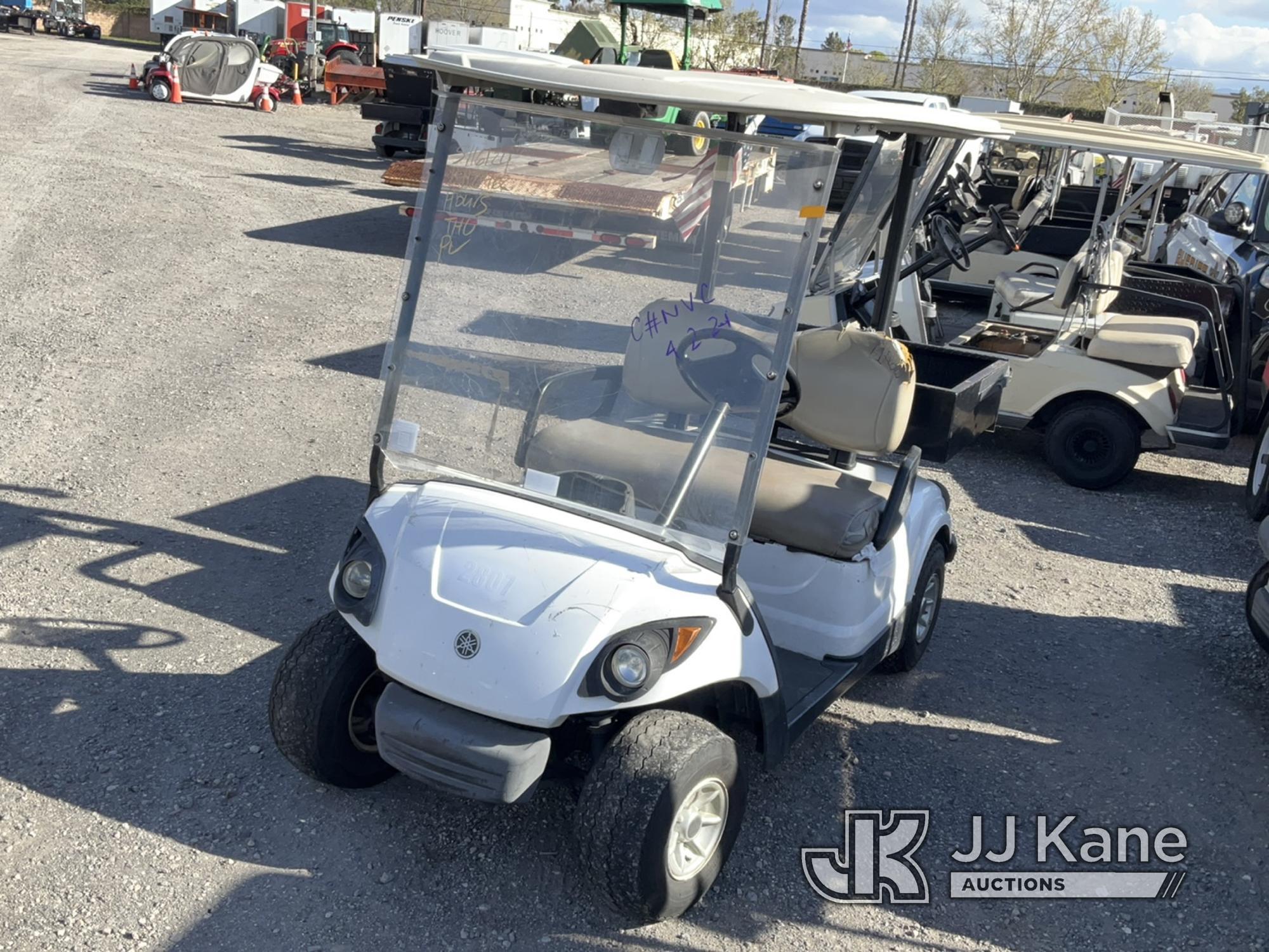 (Jurupa Valley, CA) 2011 Yamaha Golf Cart Not Running , No Key