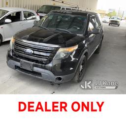 (Jurupa Valley, CA) 2015 Ford Explorer AWD Police Interceptor Sport Utility Vehicle Runs & Moves, Op