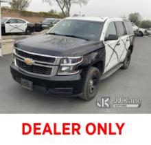 (Jurupa Valley, CA) 2015 Chevrolet Tahoe Police Package Sport Utility Vehicle Runs & Moves, Interior