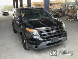 (Jurupa Valley, CA) 2015 Ford Explorer AWD Police Interceptor Sport Utility Vehicle Runs & Moves, Op