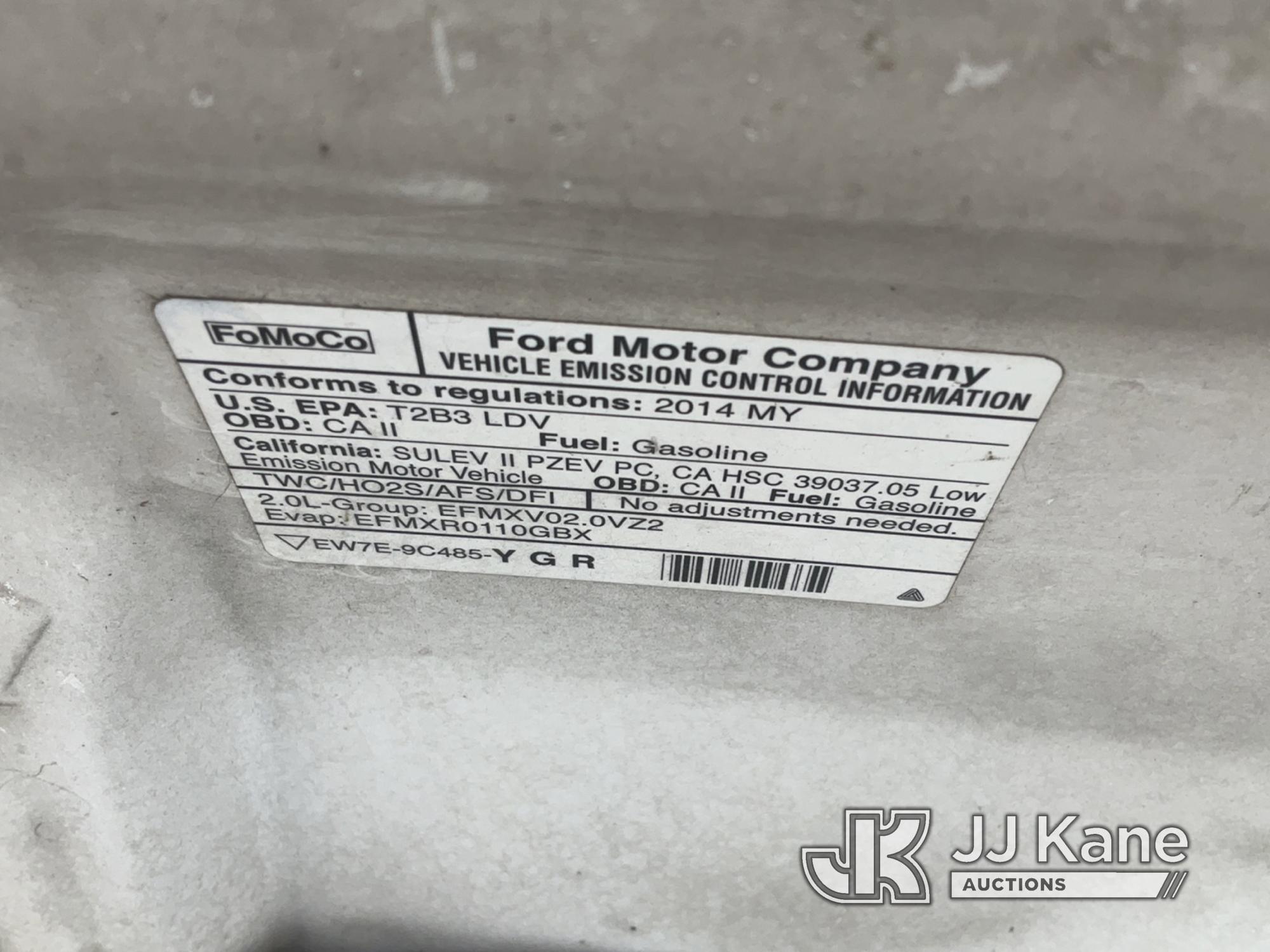 (Jurupa Valley, CA) 2014 Ford Focus 4-Door Sedan Runs & Moves