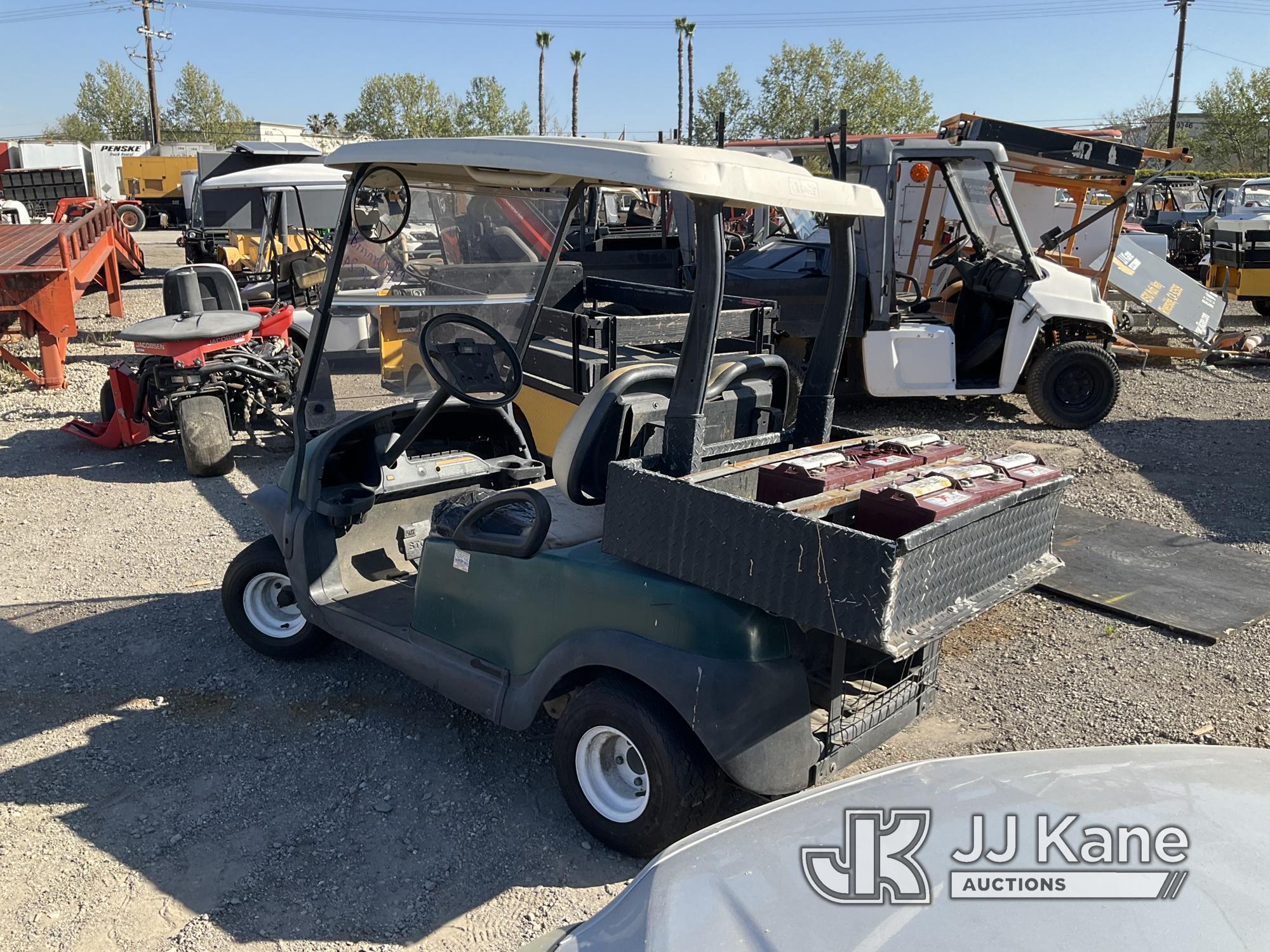 (Jurupa Valley, CA) Club Car Golf Cart Golf Cart Not Running, Batteries Removed From Underneath Seat