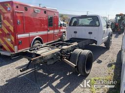 (Jurupa Valley, CA) 2005 Ford F-450 SD Cab & Chassis Engine Runs Rough, No Tail Lights, No Mudflaps,