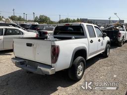 (Jurupa Valley, CA) 2005 Chevrolet Colorado 4x4 Crew-Cab Pickup Truck Not Running, Front End Wrecked