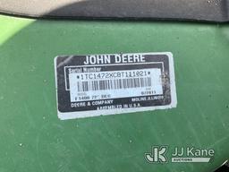 (Jurupa Valley, CA) 2007 John Deere 1445D Lawn Mower Runs & Operates, Bad Tires