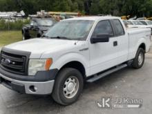 (Ocala, FL) 2013 Ford F150 4x4 Extended-Cab Pickup Truck Duke Unit) (Runs & Moves) (Body/Paint Damag