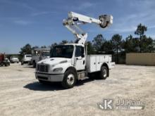 Altec TA40, Articulating & Telescopic Bucket mounted behind cab on 2016 FREIGHTLINER M2-106 Utility 