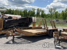 2012 Belshe Industries WB14-2EP T/A Tagalong Equipment Trailer No Title