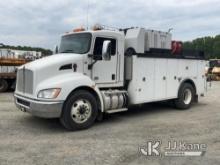 (Charlotte, NC) 2019 Kenworth T370 Mechanics Truck Runs & Moves, Crane & Air Compressor Operates) (C