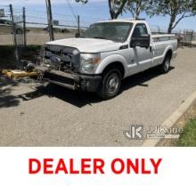 2013 Ford F250 Pickup Truck, DEF System Runs & Moves) (Front End Damage