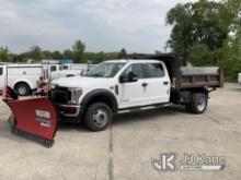 2019 Ford F550 4x4 Crew-Cab Dump Truck Runs & Moves) (Check Engine Light On) (Seller States-EGR bypa