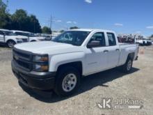 (Plymouth Meeting, PA) 2015 Chevrolet 1500 4x4 Extended-Cab Pickup Truck Danella Unit) (Runs & Moves