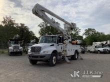 (Smock, PA) Altec AA55-MH, Articulating & Telescopic Material Handling Bucket Truck rear mounted on