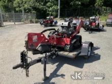 (Plymouth Meeting, PA) 2018 Barreto 30SG Walk-Behind Crawler Stump Grinder with Support Trailer Vin#