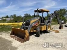 (Fort Wayne, IN) 2013 John Deere 310SK 4x4 Tractor Loader Extendahoe No Title) (Runs & Operates) (Oi