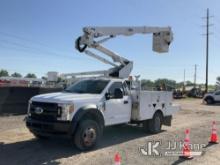 (Charlotte, MI) Altec AT40G, Articulating & Telescopic Bucket Truck mounted behind cab on 2017 Ford