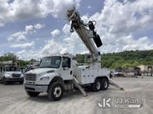 (Smock, PA) Altec D3060B-TR, Digger Derrick rear mounted on 2015 Freightliner M2-106 6X6 Utility Tru