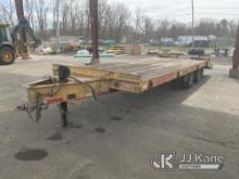 (Shrewsbury, MA) 2013 Lucon Inc. Custom Heavy Haul 10T202ALP T/A Tagalong Equipment Trailer Rear Axl