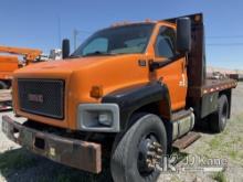 (Rome, NY) 2004 GMC C8500 Flatbed Truck No Crank, Not Running, Condition Unknown, Broken Leaf Spring