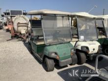 (Jurupa Valley, CA) 2005 Yamaha G22E Golf Cart Not Starting, True Hours Unknown,  Bill of Sale Only