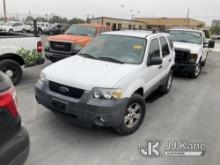 (Jurupa Valley, CA) 2005 Ford Escape XLT Sport Utility Vehicle, Seller claims that vehicle has stall