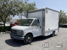 (Jurupa Valley, CA) 1999 GMC Van Box Lift Gate Van Body Truck Runs & Moves