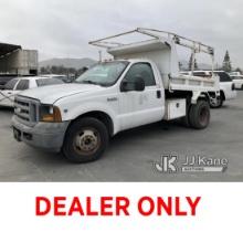 2006 Ford F-350 SD Dump Truck Runs, Moves, Check Engine Light Is On, Surface Rust