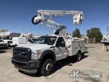 Altec AT40G, Articulating & Telescopic Bucket Truck mounted behind cab on 2016 Ford F550 Service Tru