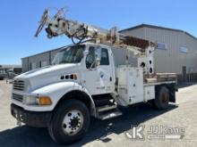 Terex/Telelect L4045, Digger Derrick rear mounted on 2002 Sterling M8500 Flatbed/Utility Truck Runs 