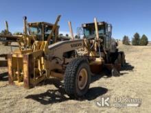 (Castle Rock, CO) 2001 Volvo G740 Motor Grader Not Running, Missing Parts, Condition Unknown