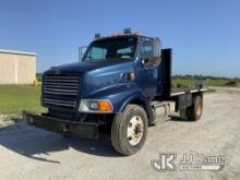1998 Ford LT9513 Flatbed Truck Runs & Moves)(Rust On The Body, Passenger Hood Latch Missing, Steps B