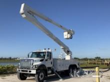 Altec A77-T, Articulating & Telescopic Material Handling Bucket Truck rear mounted on 2019 Internati