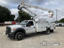 Altec AT40G, Articulating & Telescopic Bucket Truck mounted behind cab on 2016 Ford F550 4x4 Utility