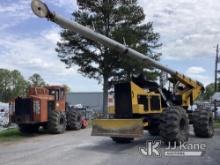 (Graysville, AL) 2014 Jarraff Articulating Rubber Tired Tree Saw Runs, Moves & Operates) (Hyd Leak,