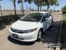 2012 Honda Civic 4-Door Sedan Runs & Moves.