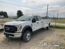 2019 Ford F450 Crew-Cab Service Truck Does Not Start, Not Running, Conditions Unknown, Body Damage,