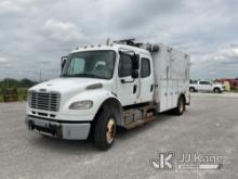 (Hawk Point, MO) 2014 Freightliner M2 106 Crew-Cab Enclosed Utility Truck Runs, Moves, Operates. Jum