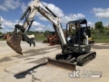 (Kansas City, MO) 2013 Bobcat E35 Mini Hydraulic Excavator Runs, Moves, & Operates