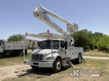 Altec AM55-MH, Material Handling Bucket Truck rear mounted on 2015 Freightliner M2 106 Utility Truck
