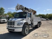 Altec DM45-TR, Digger Derrick rear mounted on 2014 Freightliner M2 106 T/A Utility Truck Runs, Moves
