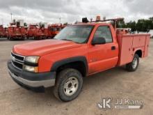 (Wichita, KS) 2007 Chevrolet Silverado 2500HD Service Truck Runs & Moves)(Check Engine Light On, ABS