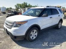 2014 Ford Explorer 4x4 4-Door Sport Utility Vehicle Runs & Moves, Body & Rust Damage, Not Charging, 