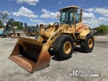 2000 New Holland LW130 Articulating Wheel Loader Runs Moves & Operates, Bad Axle, Body & Rust Damage