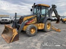 2015 John Deere 310K 4x4 Tractor Loader Backhoe No Title) (Runs, Moves & Operates, Rust Damage