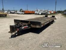 2015 Interstate 20DT T/A Tagalong Flatbed Trailer Seller States: Axle grinder link is about to fall 