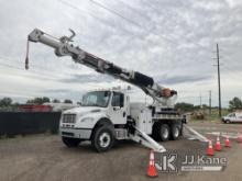 Altec DT65, Digger Derrick rear mounted on 2019 Freightliner M2 106 T/A Utility Truck