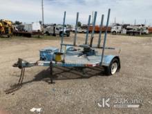 1999 Butler BCP-3500-T Coil Pipe Trailer Blown Tire, Operates