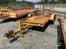 2007 Butler LT1216 T/A Tagalong Trailer Bad Tire, Body & Rust Damage