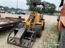 2005 Swinger 2000 Rubber Tired Skid Steer Loader Condition Unknown, No Crank With Jump, No Battery, 